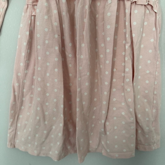 GAP Cream and Blue polkadot Toddler Dress 2 piece Bundle size 5 - Picture 9 of 9
